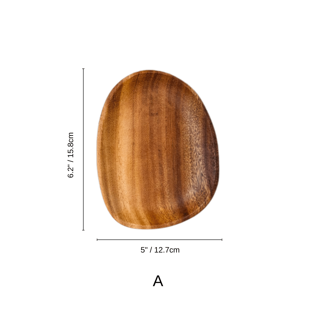 Acacia Wood Serving Plates
