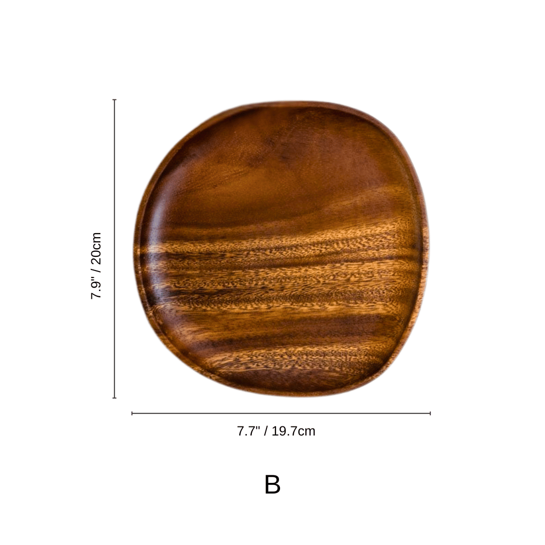 Acacia Wood Serving Plates
