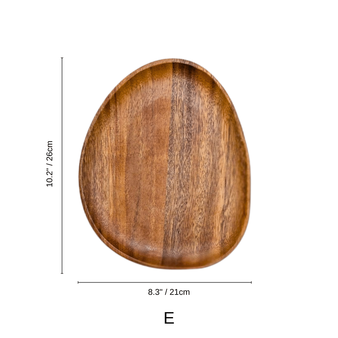 Acacia Wood Serving Plates