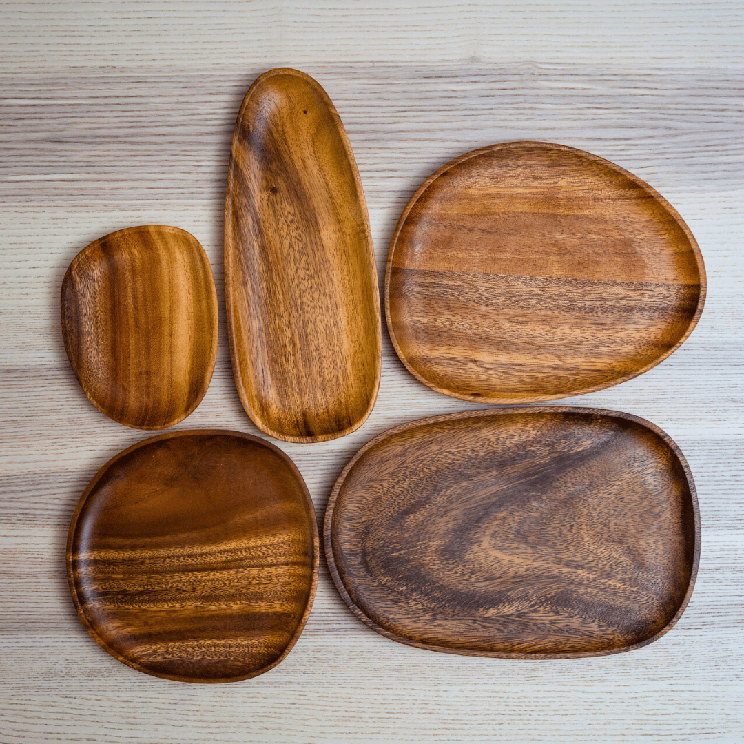 Acacia Wood Serving Plates
