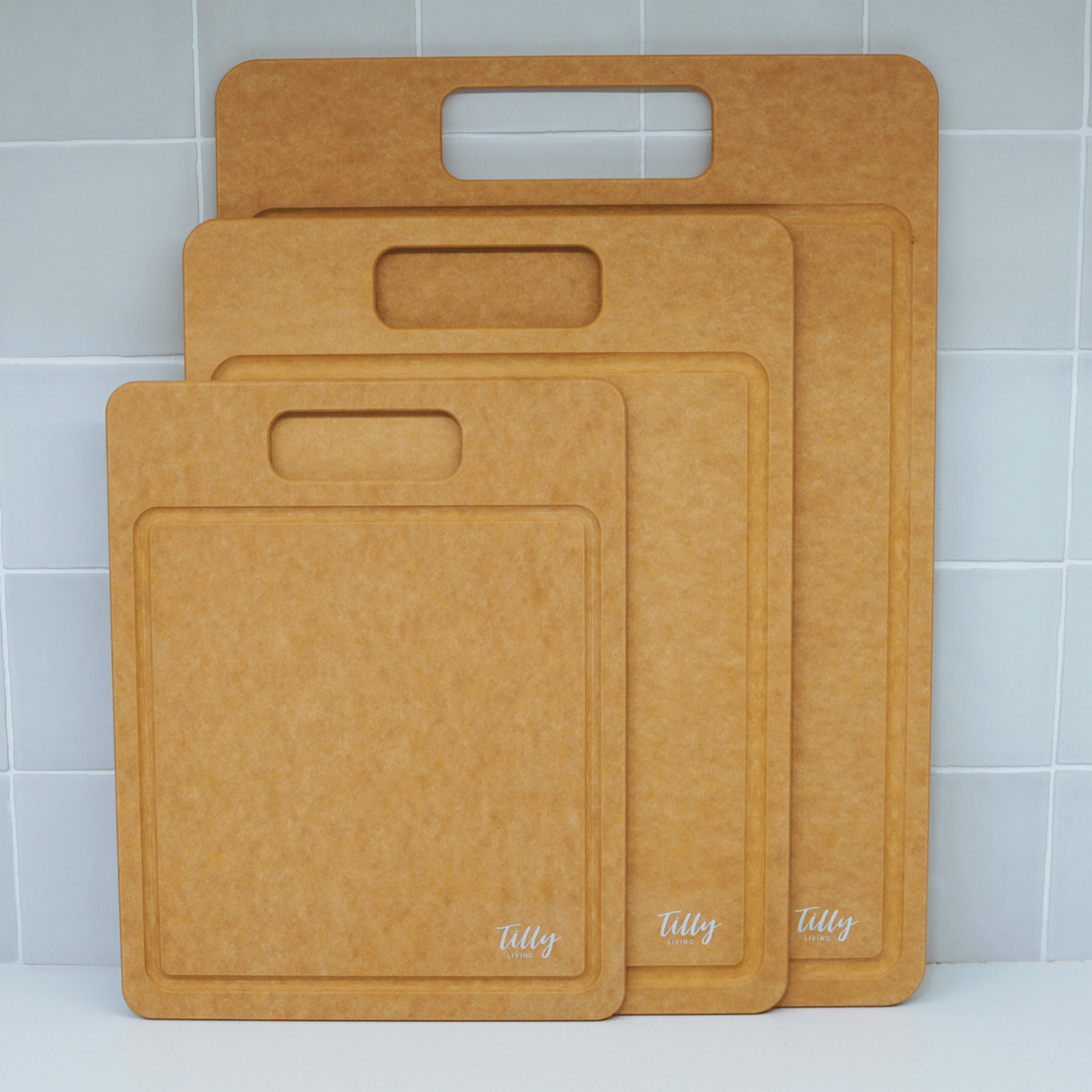 GrainBond Chopping Board Set - Sustainable &amp; Microplastic-Free