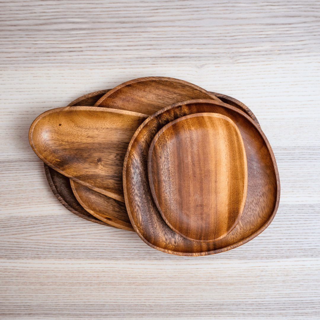 Acacia Wood Serving Plates