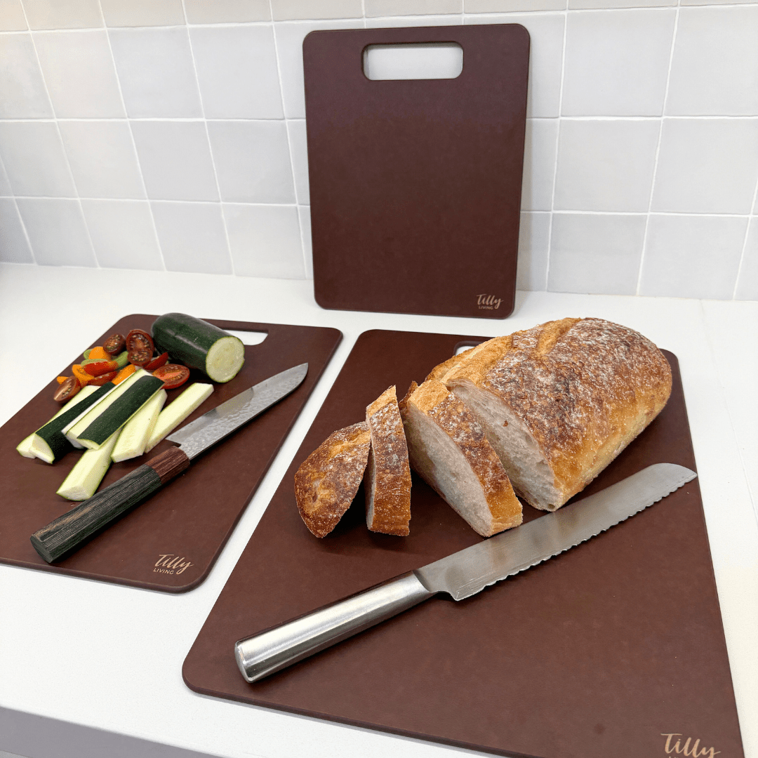 GrainBond Chopping Board Set - Sustainable &amp; Microplastic-Free