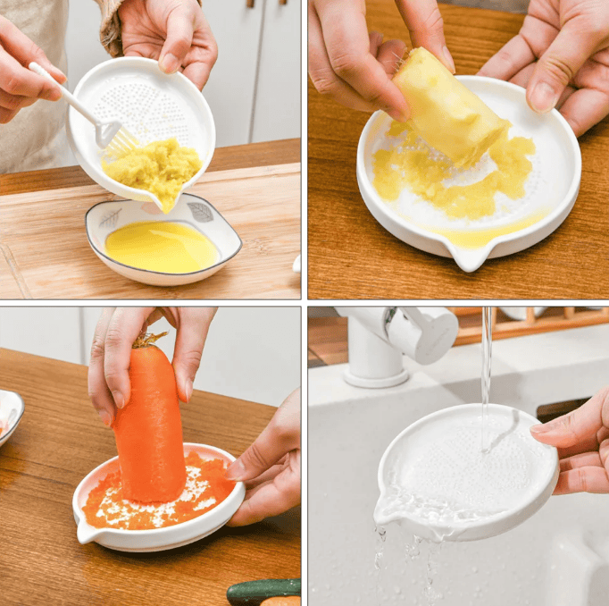 CeramiPress Grater Dish