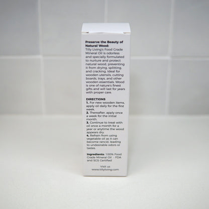 Food Grade Mineral Oil for Wooden Utensils