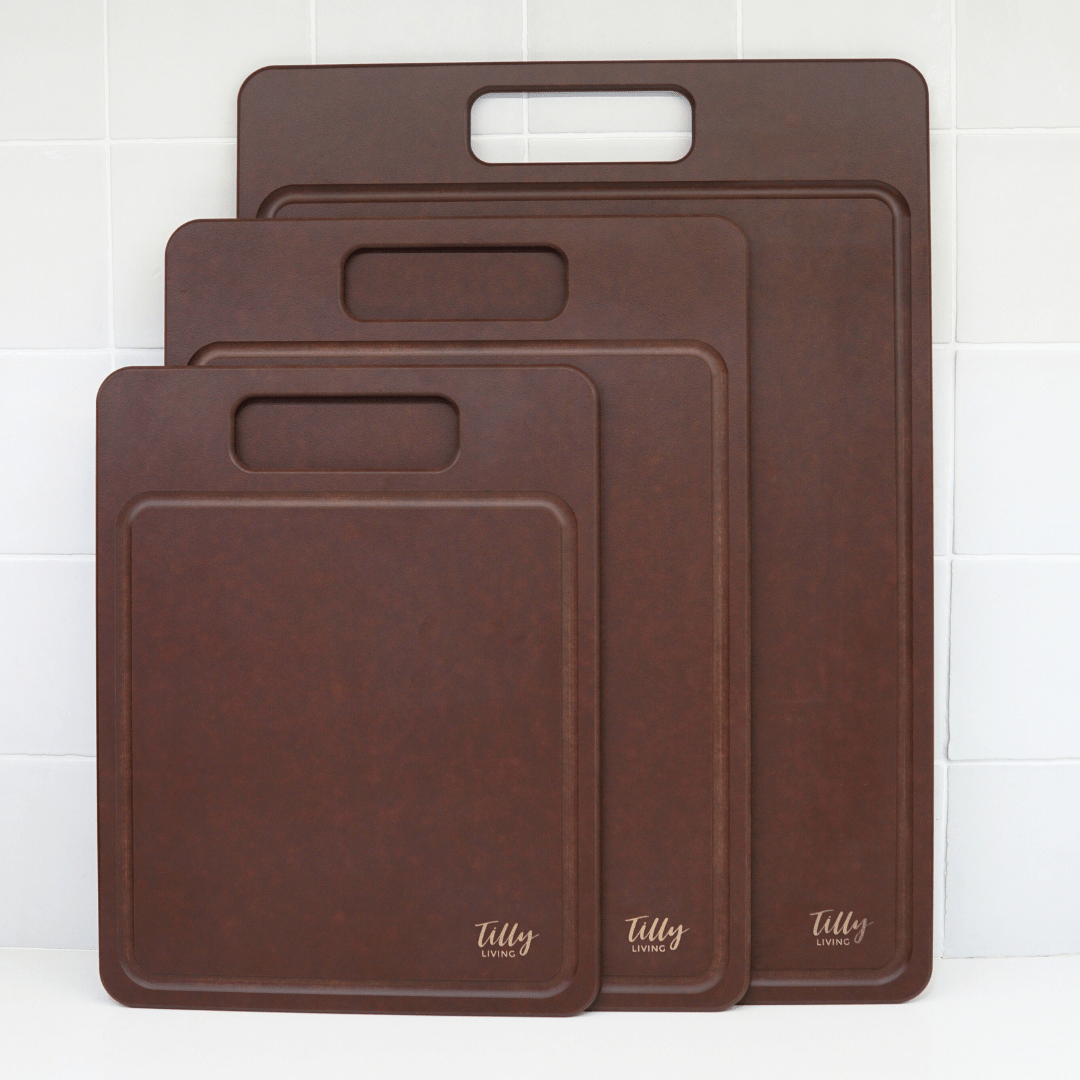 GrainBond Chopping Board Set - Sustainable &amp; Microplastic-Free