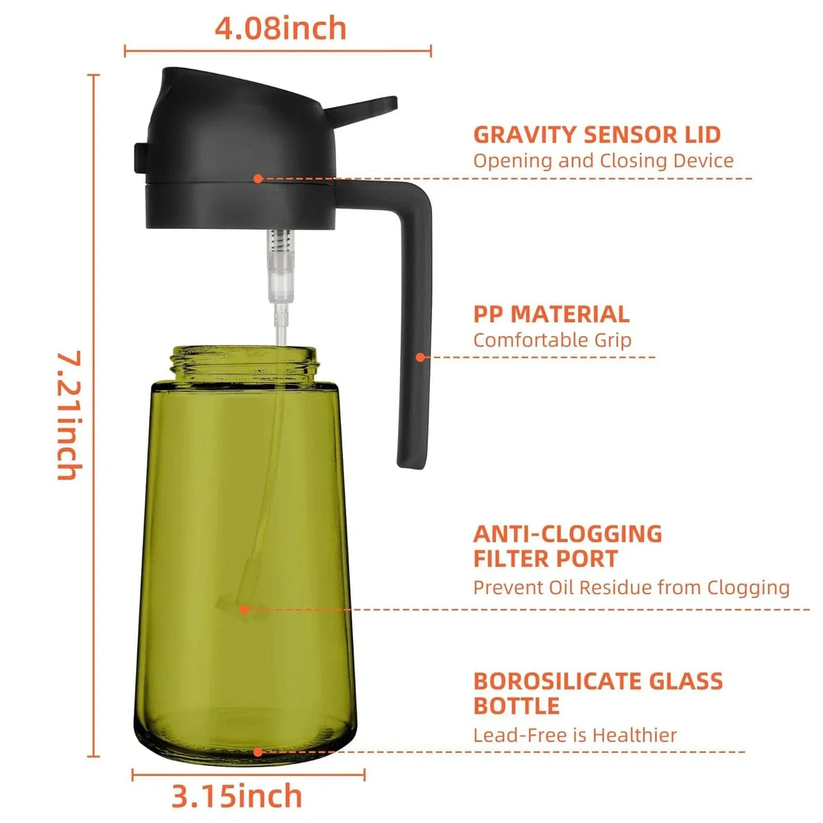 Mist &amp; Pour Oil Bottle (PRE - ORDER - 4-6 Weeks)