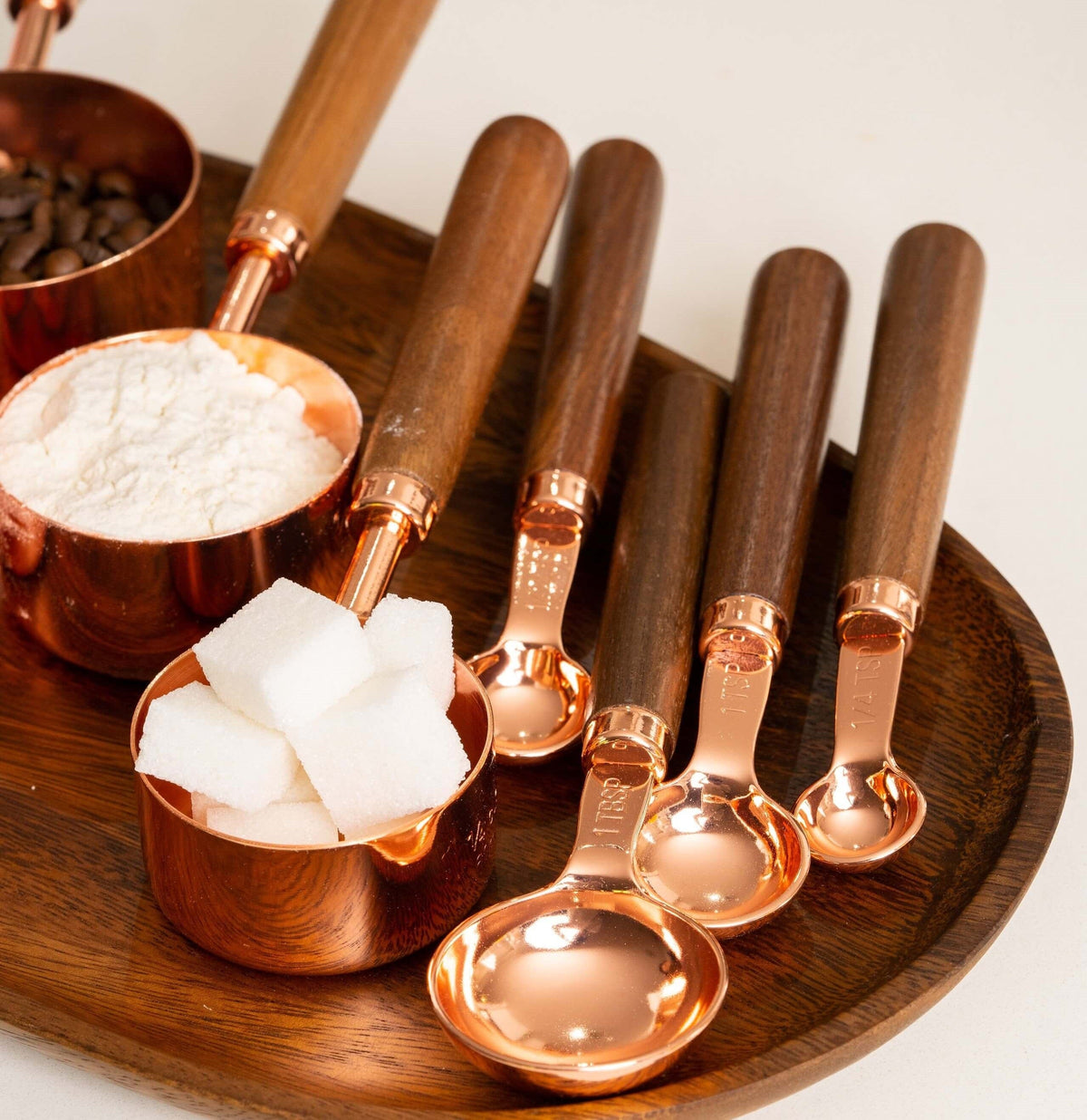 Copper Plated Measuring Set