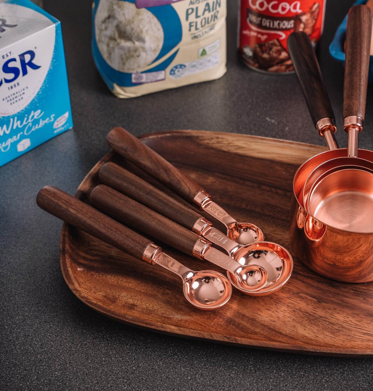 Copper Plated Measuring Set