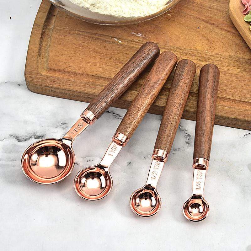 Copper Measuring Cups/Spoon Set