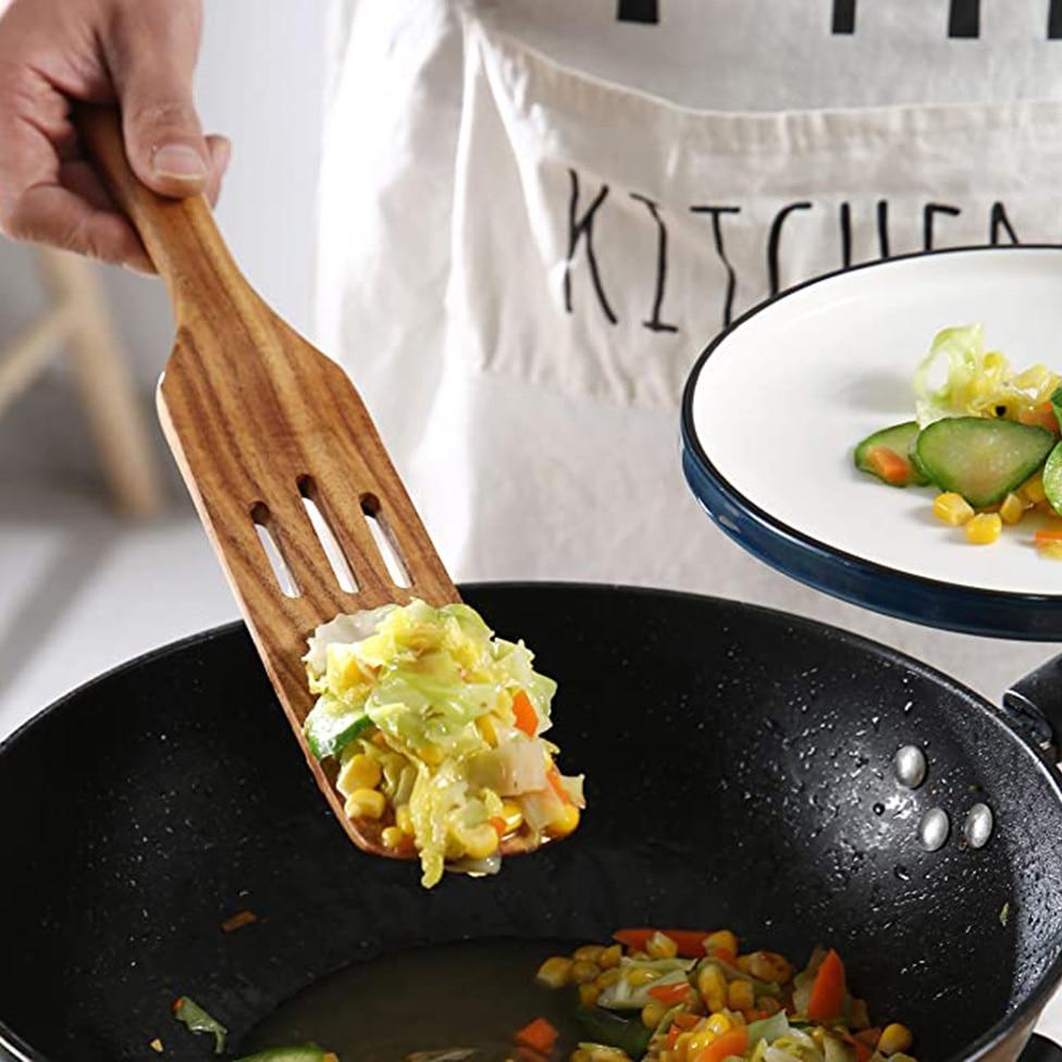 Teak Wood Spurtle Set