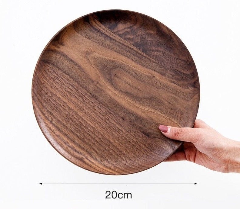 Walnut Wood Plates